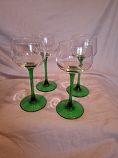 Set of 4 Vintage French Green