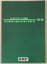 ERF E6 & E10 TRUCKS Commercial