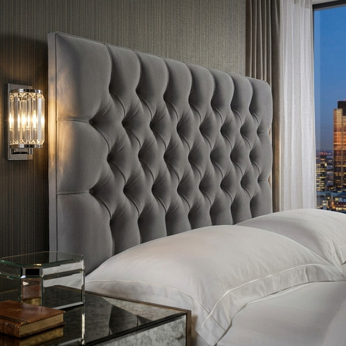 Headboard plush velvet - headboard,