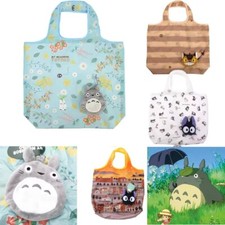 Totoro, Catbus, Jiji Cat, No Face, Dust Bunny Folding Eco Tote Bags - Reusable