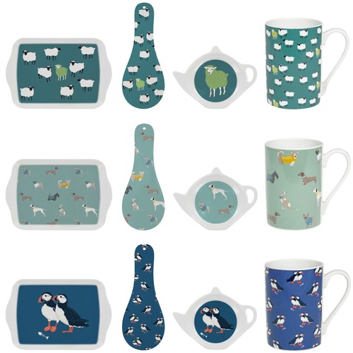The peony melamine range dogs - range,