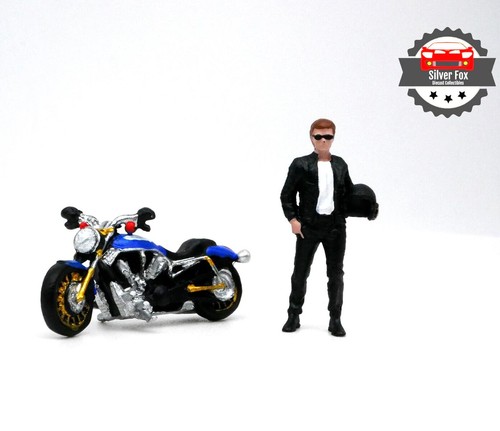 Motorcycle racing blue black - motorcycle,
