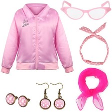 Fowecelt Pink Ladies Jacket -