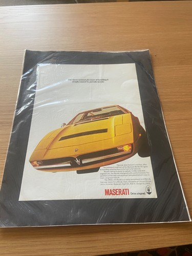 Maserati merak advertising - advertising,