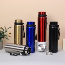 Stainless Steel Vacuum Flasks 800/1000ml Thermos Cup Insulated Bottle  Outdoor