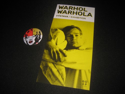 Andy warhol badge exhibition - andy,