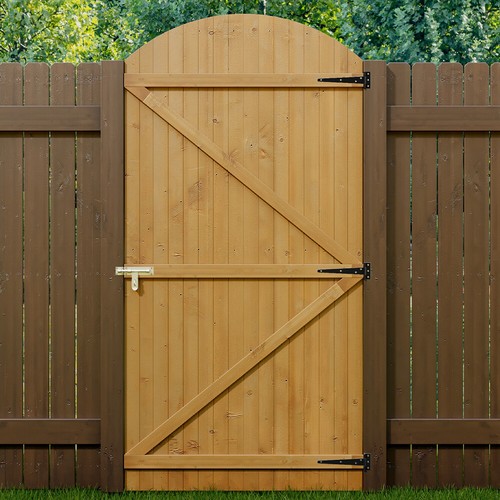 Wooden gate pedestrian - wooden,