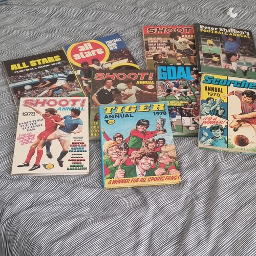 Football annuals bundle 1978 - football,