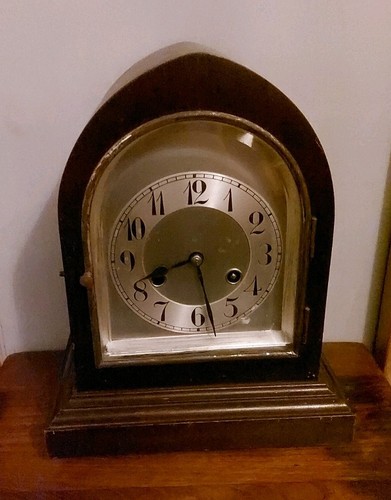 Antique beehive mantle clock - mantle,