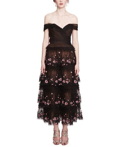 Marchesa notte midi dress - marchesa,