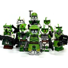 Doom's Unit Squad Clone Troopers Star Wars Custom Minifigures Clone Wars Green