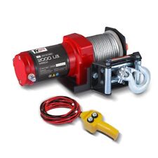 Steel cable ATV off-road winch 12V/24V electric winch with 8M winch rope