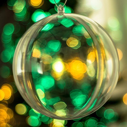 Transparent ball christmas - 1x,