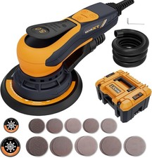 MAXXT Random Orbital Sander,brushless motor,5/6 inch pads,with tool case(orange)