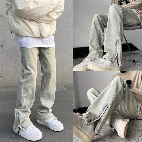Men side zipper - zipper, casual