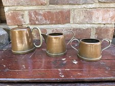 Silver Plated Tea Pot Milk Jug Sugar Pot Set Vintage Retro PLEASESEEDESCRIPTION