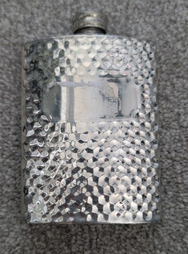 Sheffield pewter hip flask 3oz - sheffield,
