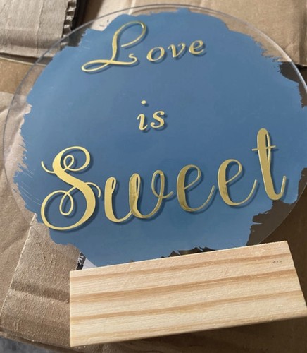 Wedding table numbers blue - table, and
