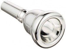 BACH Back Bass Trombone Mouthpiece Artisan 5G Silver Plated