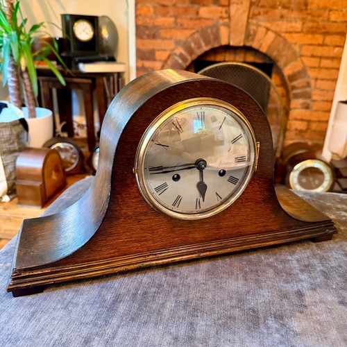 Vintage english oak mantel - vintage,