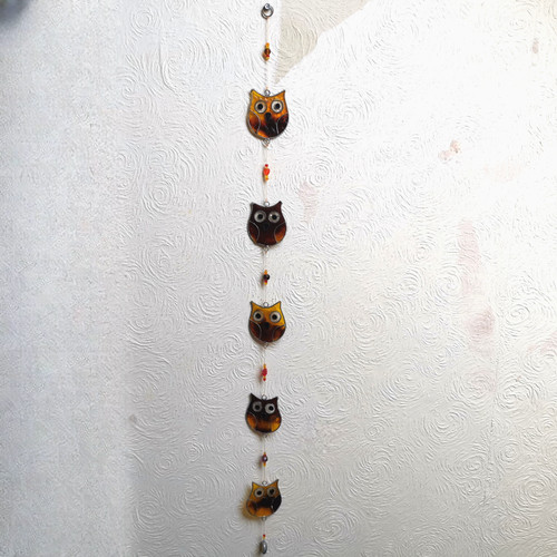 Handmade owl suncatcher - handmade,