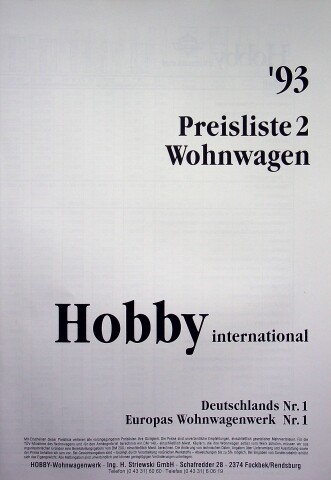282147 hobby caravan model - 282147),