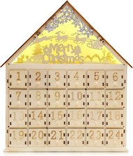 VEYLIN Xmas Wooden Advent