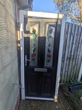 UPVC Double Glazed Door - 3 Point Lock - 1880x770mm