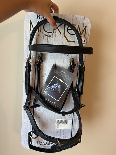 Black leather micklem - black,