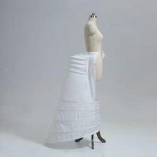 Women Crinoline Petticoat Skirt Pannier European Court Style Elegant Wedding