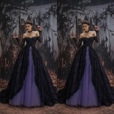 Black Purple Gothic Wedding