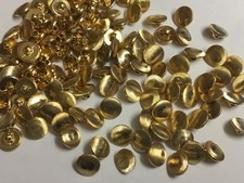 100 Small Shiny Gold Textured