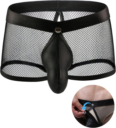 Mens sexy sheer fishnet - sexy,