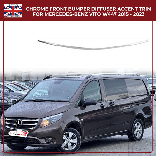 Chrome front bumper diffuser - bumper,
