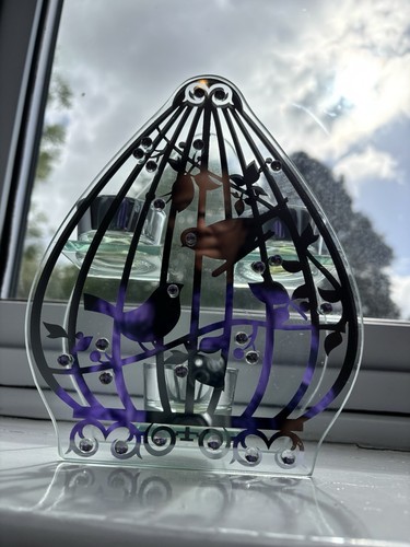 Decorative glass tea light - decorative,