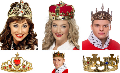 Crown king queen - &, tiara