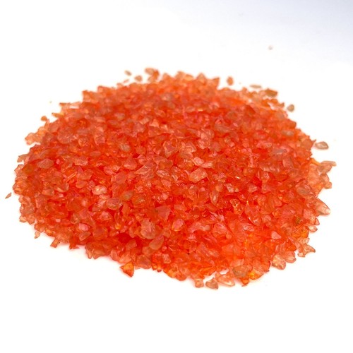 Orange 100g crushed glass - orange,