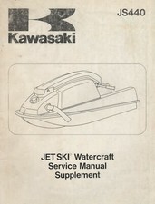 1984-1987 KAWASAKI JET SKI JS440 SERVICE MANUAL SUPPLEMENT 99924-1091-51 (639)