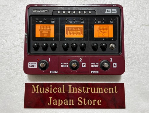 Zoom bass effects and amp - zoom, b3