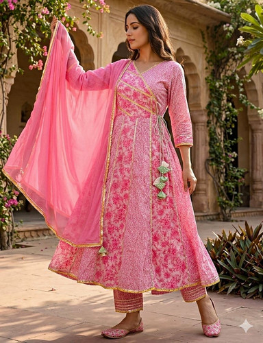 Women pink salwar kameez - women’s,
