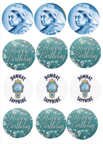 Edible cupcake toppers pre cut - edible,
