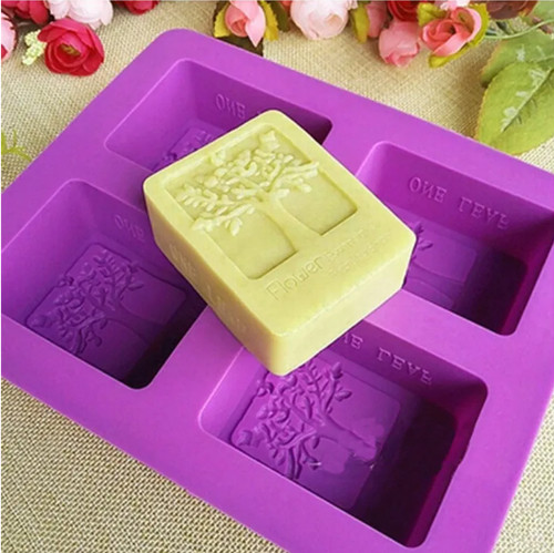 Life tree rectangle - rectangle, silicone