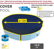 Round Dog Pool Cover Portable