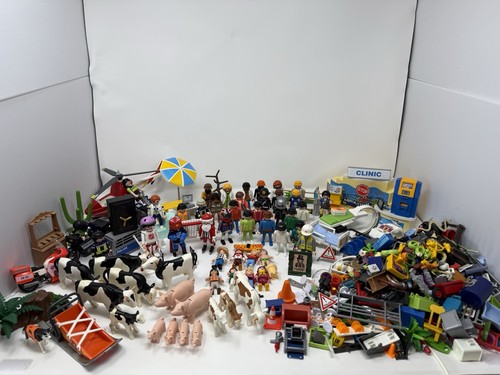 Lot mixed playmobil figures - lot,