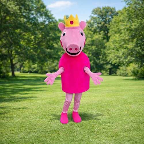 Peppa pig princess mascot - princess,