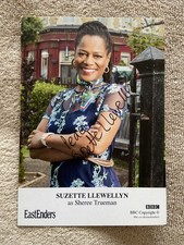 SUZWTTE LLEWELLYN (EASTENDERS) HAND SIGNED BBC CAST CARD-UNDEDICATED