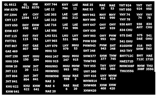 Model bus waterslide transfers - model,