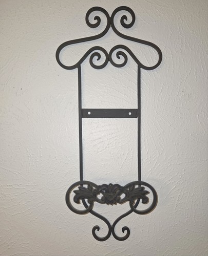 Wrought iron wall hanging - iron,