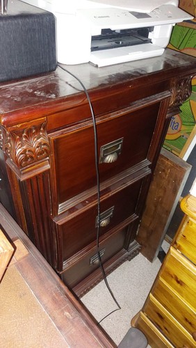 Solid mahogany filing cabinet - solid,