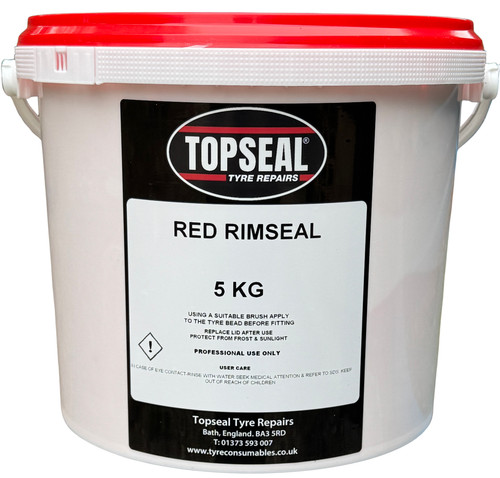 Red tyre rimseal - tyre, fitting